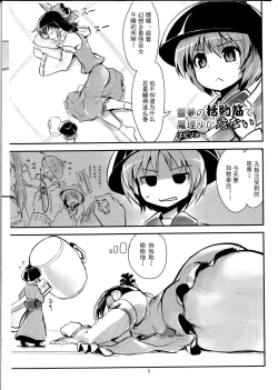 Page 2 of Reimu no Katsuyakukin de Marisa ga Abunai