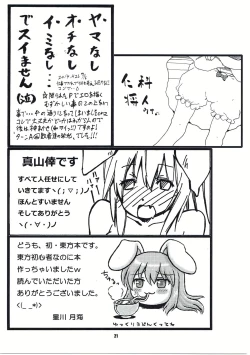 Page 20 of Touhou Shiro Shitagi - Panty Explosion of Rabbit.