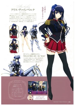 Page 27 of Walkure Romanze More & More Visual Fan Book