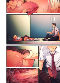 Page 100 of Daisuki na Sensei no Mae de Dildo o Otoshita Kinpatsu Kasshoku Gal no Hanashi.