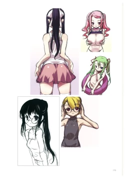 Page 105 of Hikage Eiji Illust Works