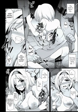 Page 22 of Djeeta Ryoujoku Kyousei Fushoukan | Wounded Djeeta's Degrading Rape Coercion