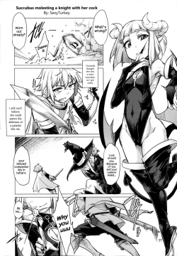 Page 1 of Succubus Molesting a Knight with Her Cock