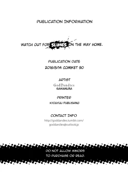 Page 21 of Kaerimichi wa Slime ni Kiotsukete.