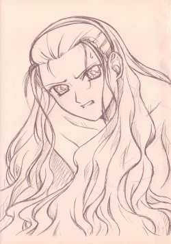 Page 4 of Kyouhaku Owaranai Asu original illustration art book