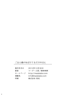 Page 26 of Goshujin-sama ga Neboketeru Dake no Hon