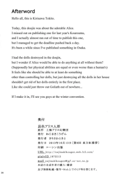 Page 26 of Aiiro Alice Ningyou