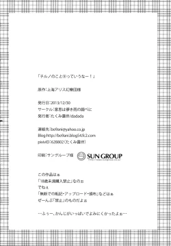 Page 21 of Cirno no Kototte Iuna!