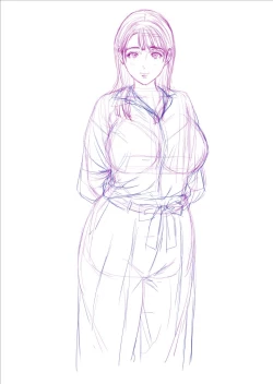 Page 1 of 近女誘惑 仮題 温泉旅行編 ラフ