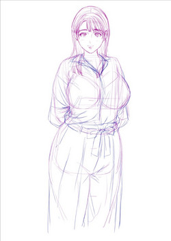 Download 近女誘惑 仮題 温泉旅行編 ラフ