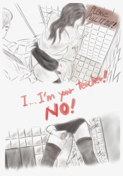 Page 10 of Crossdress teacher in toilet :  toilet rape