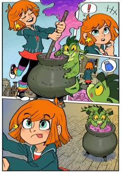 Page 1 of Hexe Lilli Comic