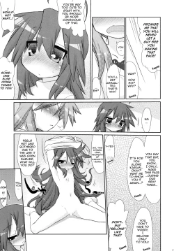 Page 17 of Ijiwaru Kagami. Ijirare Konata. | Meanie Kagami. Teased Konata.