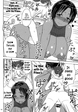 Page 19 of The Female Knight is brown and a 30 year old virgin, and on top of being a shotacon, she loves blonde princes.