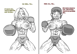 Page 13 of Boxing Girls Katie vs. Liz Rounds 1-4Plus Bonus Sisters Round