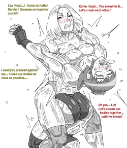 Page 37 of Boxing Girls Katie vs. Liz Rounds 1-4Plus Bonus Sisters Round