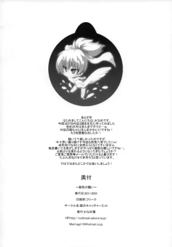 Page 17 of (COMIC1☆5) [Catcher's mitt of silver (Kaname Nagi)] ~Giniro no Negai~ (DARKER THAN BLACK)