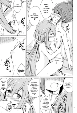 Page 16 of Sex Shinai to Derenai Tent ni Tojikomerareta NadeRin | Nade And Rin Were Trapped Inside Their Tent Unless They Had Sex