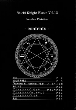 Page 3 of Shield Knight Elsain Vol. 13 "Succubus Flirtation"