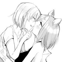 Page 594 of Bocchi Kaibutsu to Moumoku Shoujo