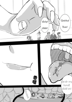 Page 6 of Homemade comic Alien Woman Attacks the City