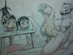 Page 6 of a red silk scarf