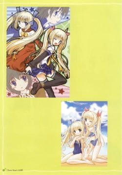 Page 28 of clover heart's visual fan book