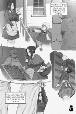 Page 8 of a day of young master and maid