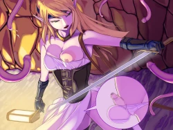 Page 38 of Shokushu ni Yoru Futanari Onna Kenshi no Penis Jijou