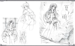 Page 127 of Natsu no Ame Visual Fanbook