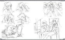 Page 135 of Natsu no Ame Visual Fanbook