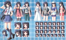 Page 27 of Natsu no Ame Visual Fanbook