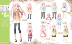 Page 45 of Cafe Sourire Visual Fanbook