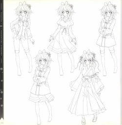 Page 104 of Mashiro-Iro Symphony illustration art book