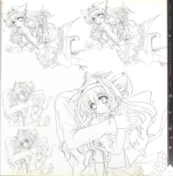 Page 137 of Mashiro-Iro Symphony illustration art book