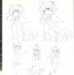 Page 150 of Mashiro-Iro Symphony illustration art book