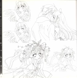 Page 154 of Mashiro-Iro Symphony illustration art book
