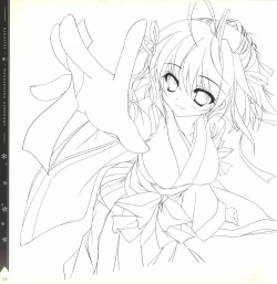 Page 28 of Mashiro-Iro Symphony illustration art book