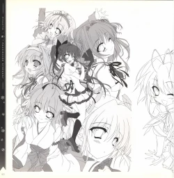 Page 52 of Mashiro-Iro Symphony illustration art book
