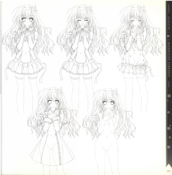 Page 89 of Mashiro-Iro Symphony illustration art book