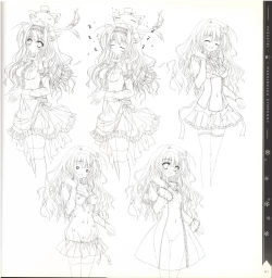 Page 91 of Mashiro-Iro Symphony illustration art book