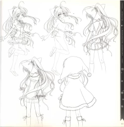 Page 99 of Mashiro-Iro Symphony illustration art book