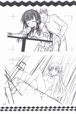 Page 14 of Kiniro Loveriche Visualworks GOLDEN WINTER BOOK