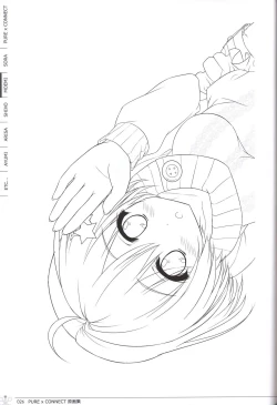 Page 26 of Pure x Connect illustration art book
