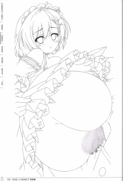 Page 34 of Pure x Connect illustration art book