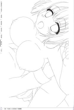 Page 84 of Pure x Connect illustration art book