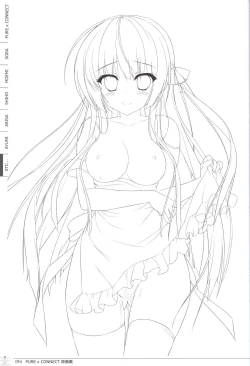 Page 94 of Pure x Connect illustration art book