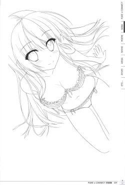 Page 9 of Pure x Connect illustration art book