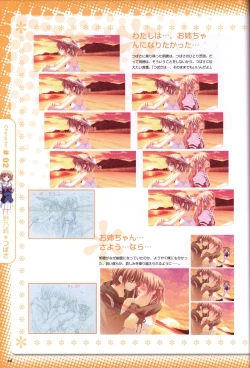 Page 27 of Moshimo Ashita ga Harenaraba official fanbook