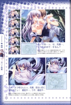 Page 33 of Moshimo Ashita ga Harenaraba official fanbook